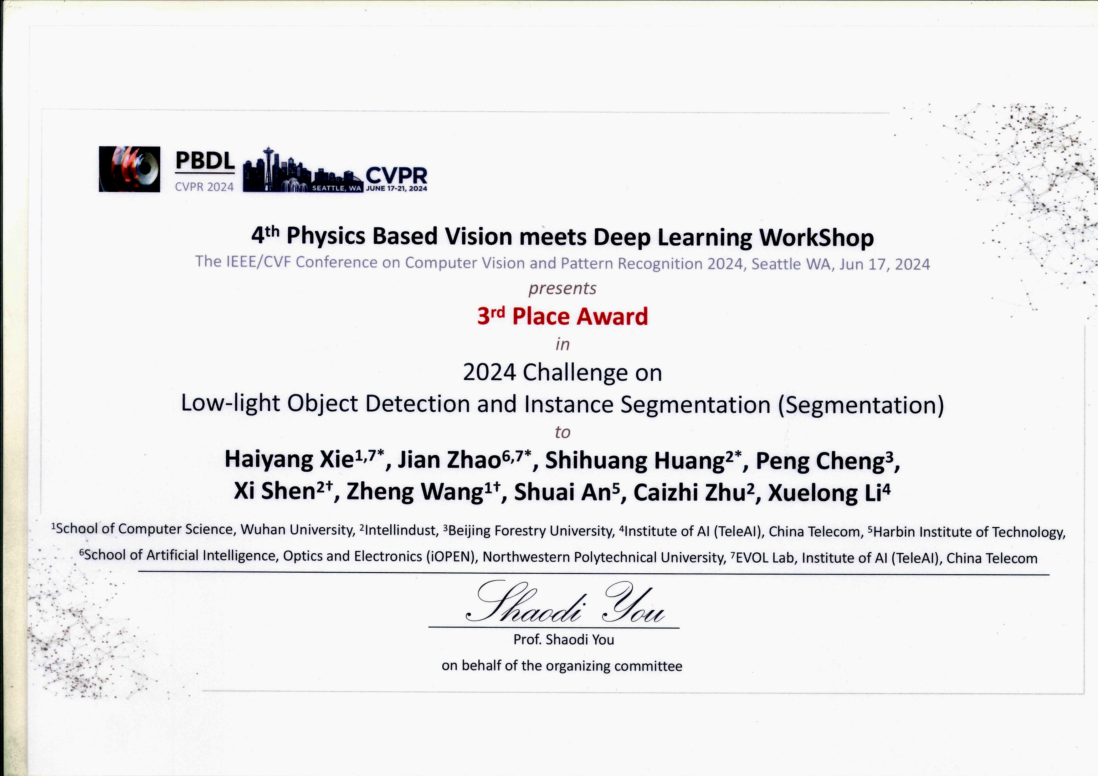 Low-light Segmentation CVPR 2024